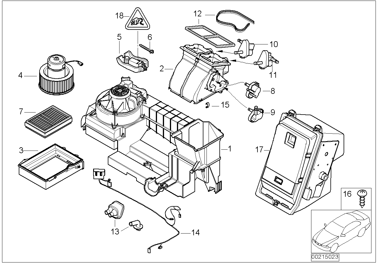 BMW 64-11-6-923-439 Set Grommets
