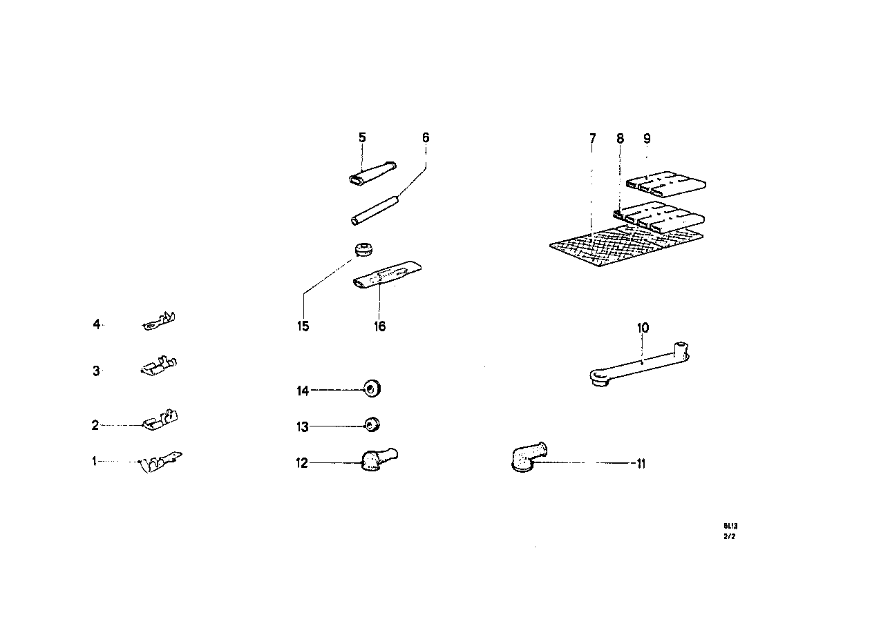 BMW 61-13-1-376-460 Cable Socket Female