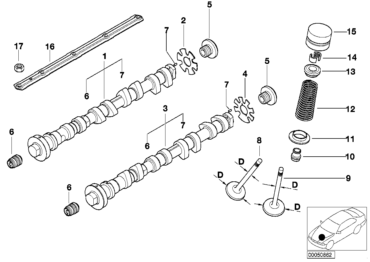 BMW 11-31-1-402-197 Relief Valve