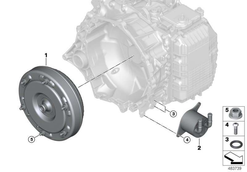 BMW 24-40-8-699-941 TORQUE CONVERTER