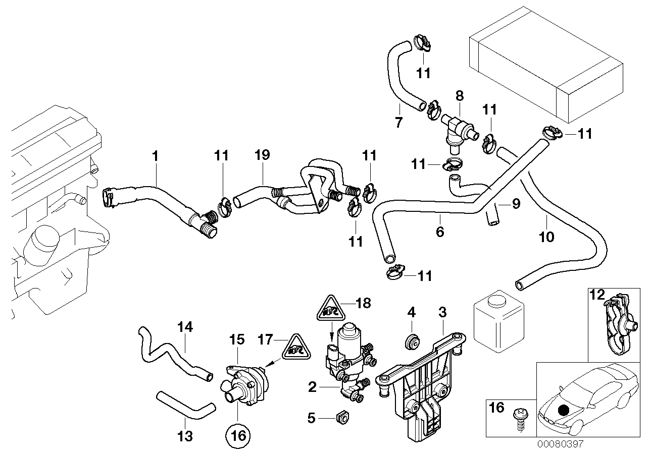 BMW 64-12-8-379-343 Double Pipe 2