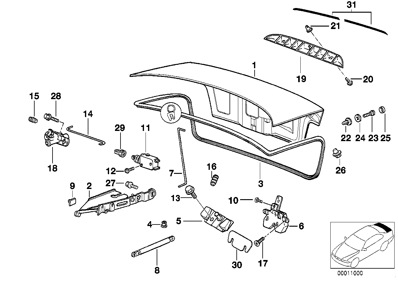 BMW 51-24-8-222-363 Spacer Plate
