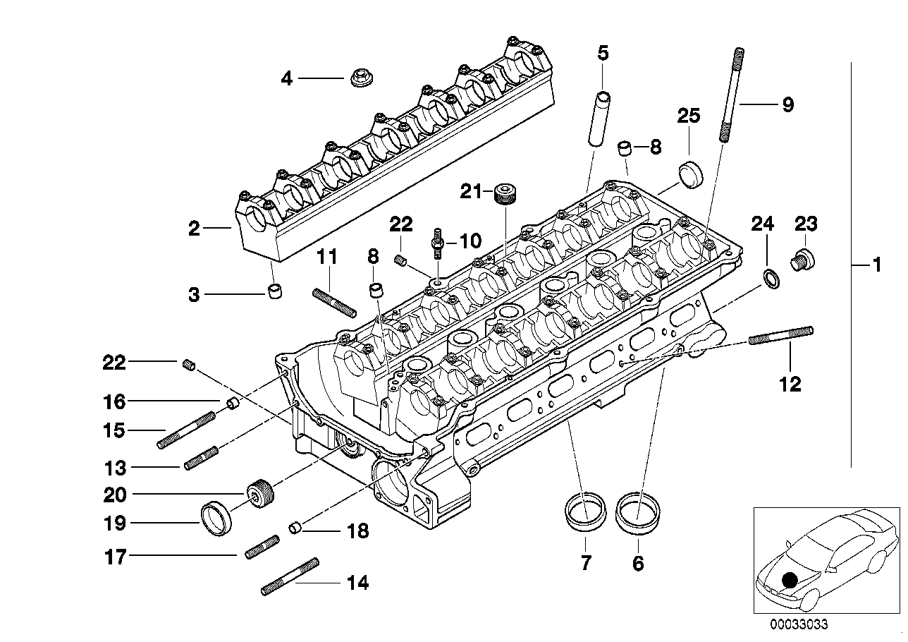 BMW 11-12-1-740-003 Screw Plug With Gasket Ring