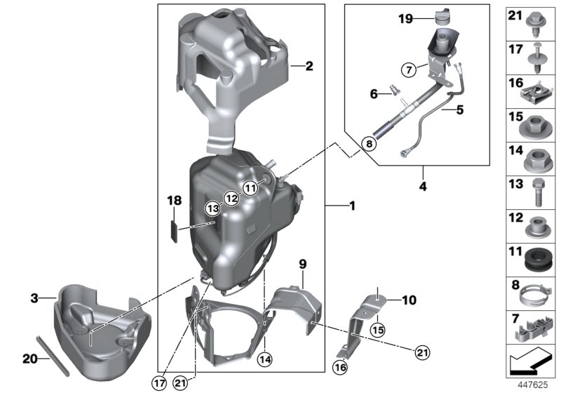 BMW 16-19-7-307-692 Vent Pipe