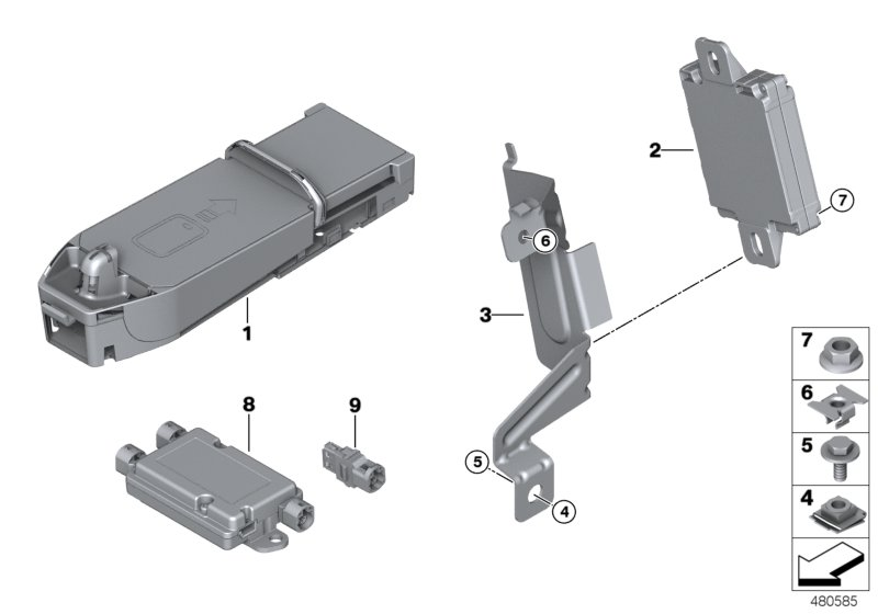 BMW 84-10-9-128-982 Lte Compensator