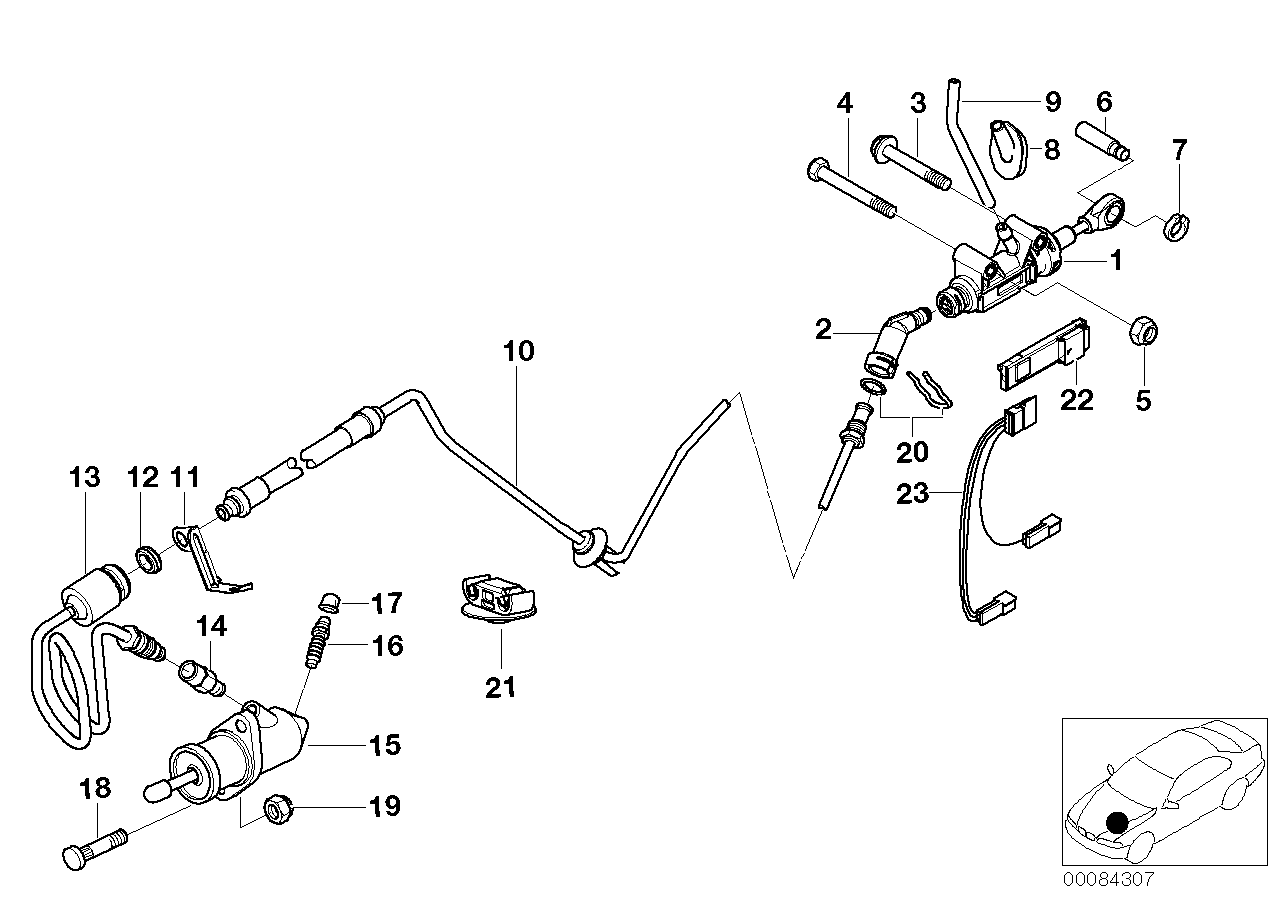 BMW 21-52-1-164-303 Bracket