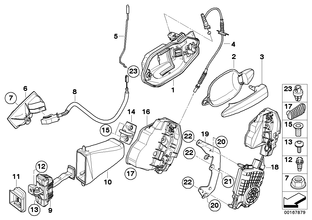 BMW 51-22-7-174-633 Adapter Plate, Rear Left