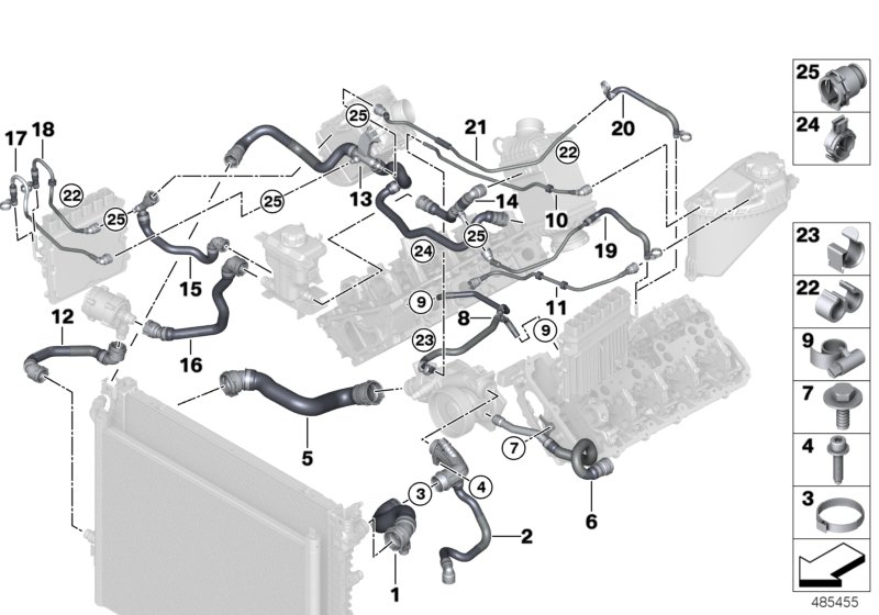 BMW 17-12-8-651-271 Hose Clamp