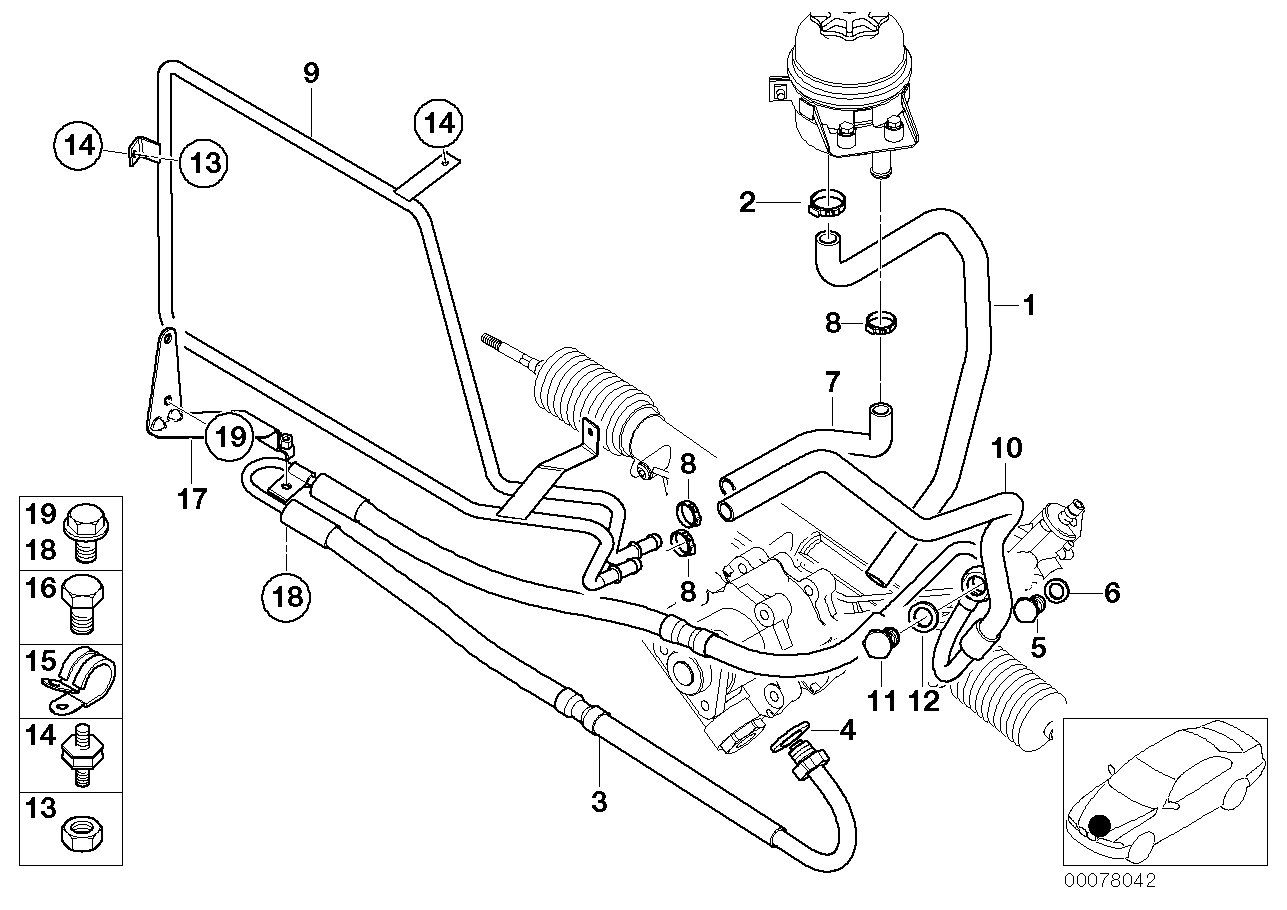 BMW 32-41-1-095-953 Holder