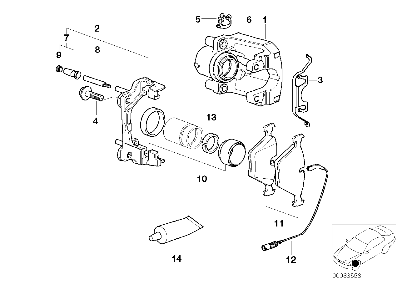 BMW 34-21-6-754-827 Insulating Ring
