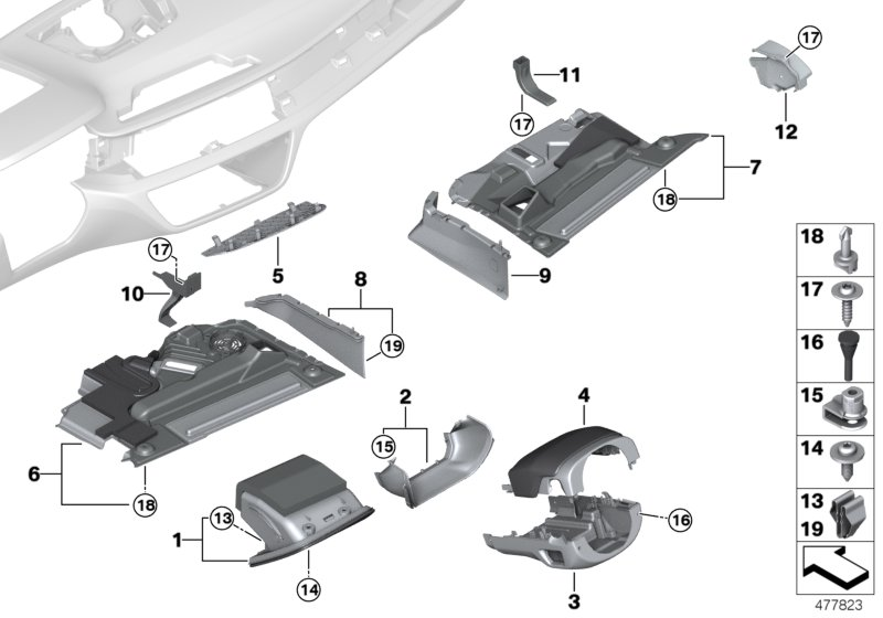 BMW 51-16-9-347-924 Bracket, Cable Harness