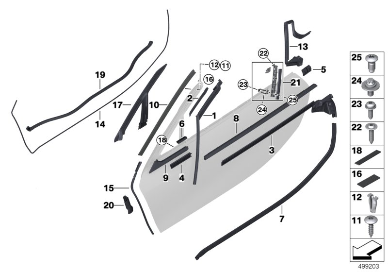 BMW 07-10-9-908-559 Countersunk Screw