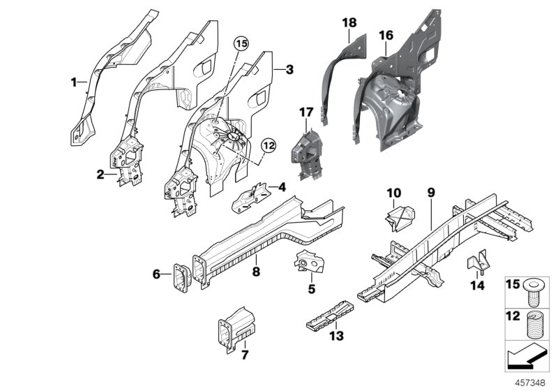BMW 07-14-7-046-145 Threaded Plug