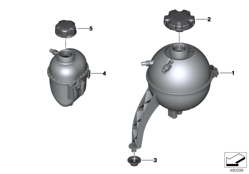BMW 17-13-8-610-662 EXPANSION TANK