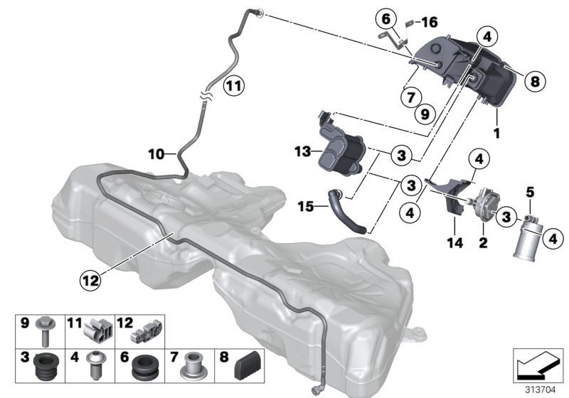 BMW 16-13-7-446-754 Dust Filter