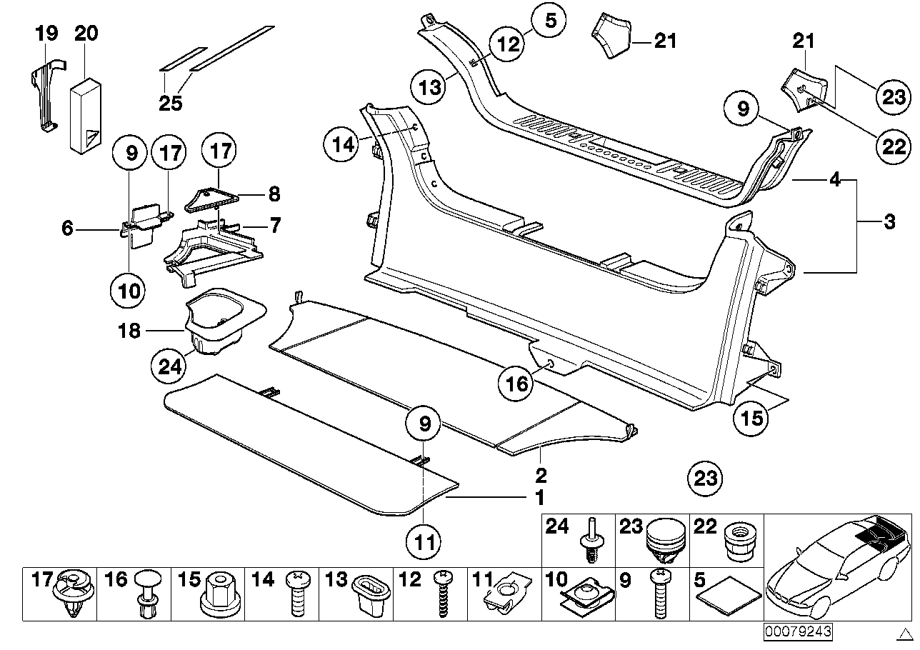 BMW 51-13-8-399-231 Clip