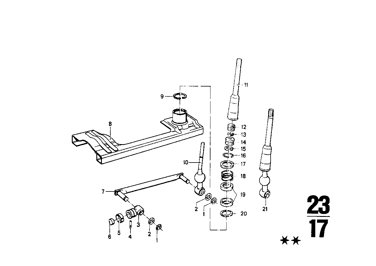 BMW 25-11-1-205-070 Gearshift Rod Joint