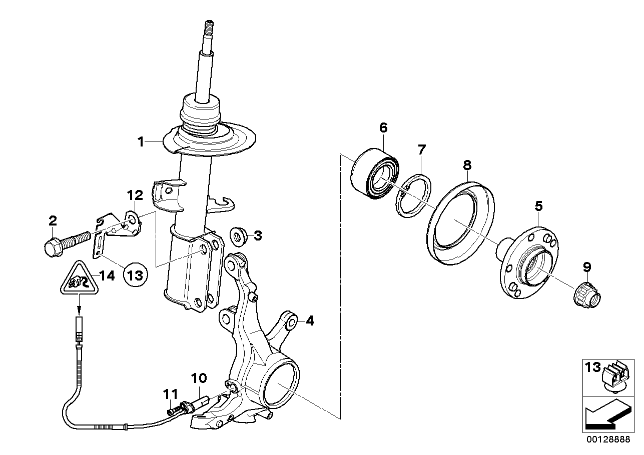BMW 31-33-1-096-307 Fit Bolt