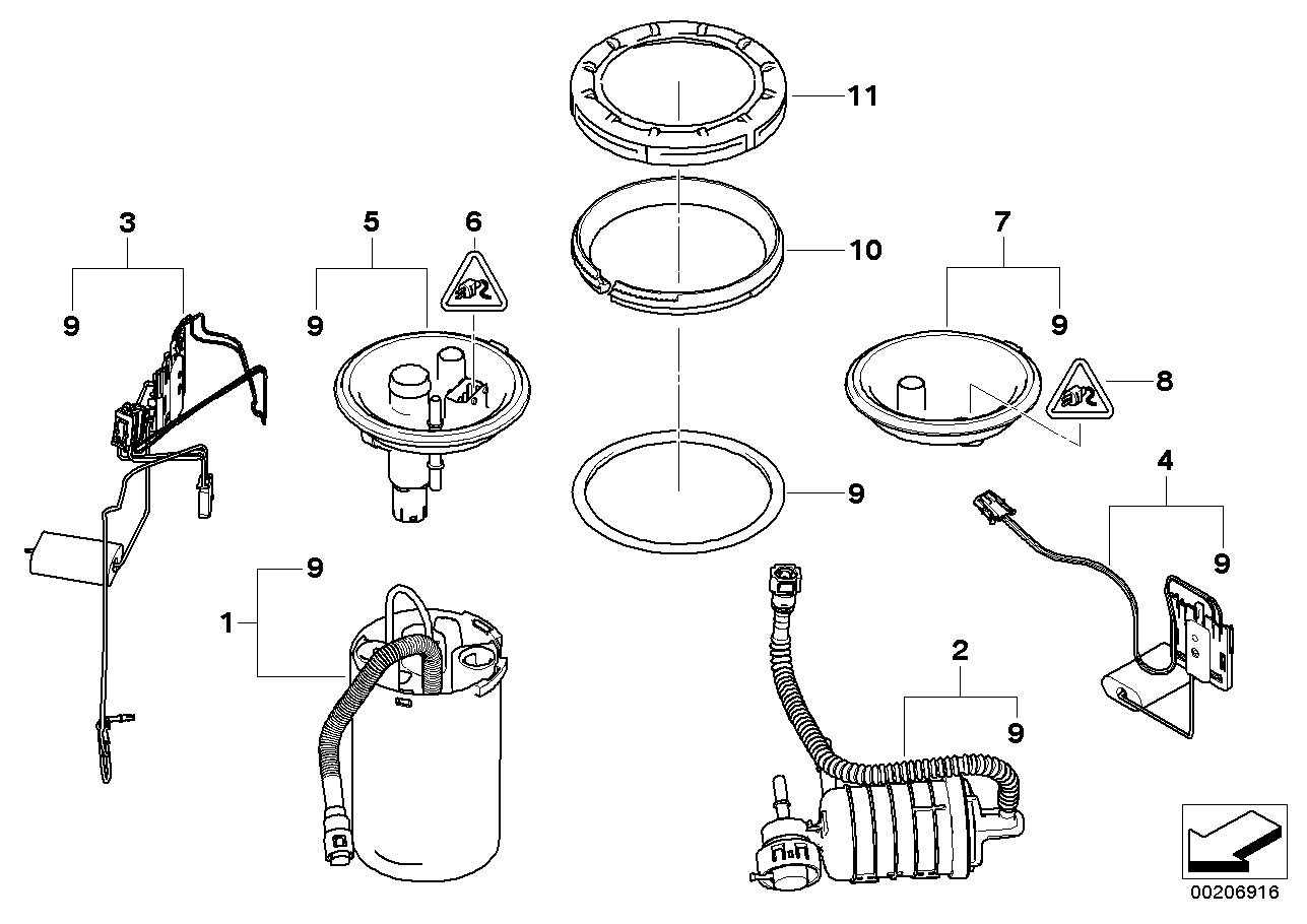 BMW 61-13-1-387-190 Socket Housing