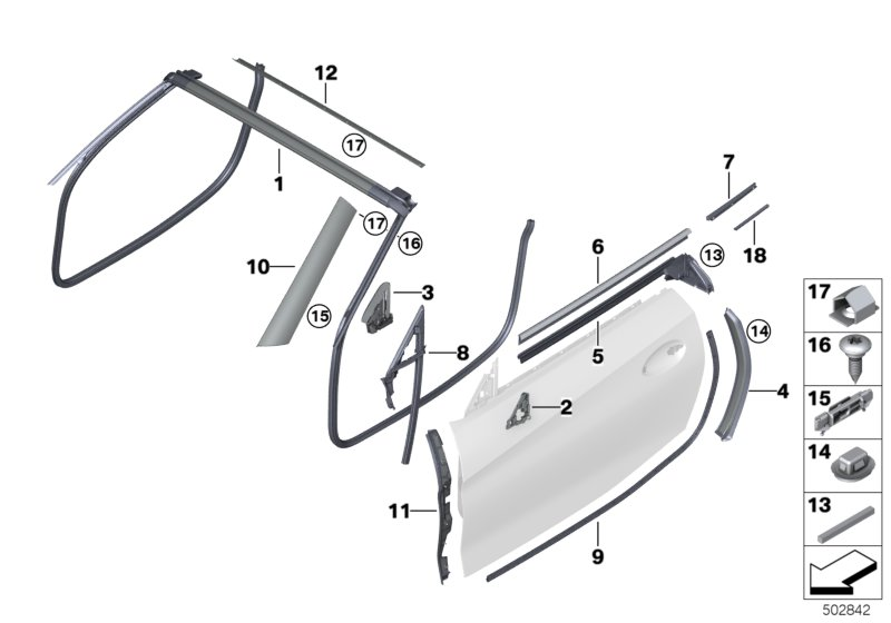 BMW 51-74-8-082-207 ADHESIVE FILM