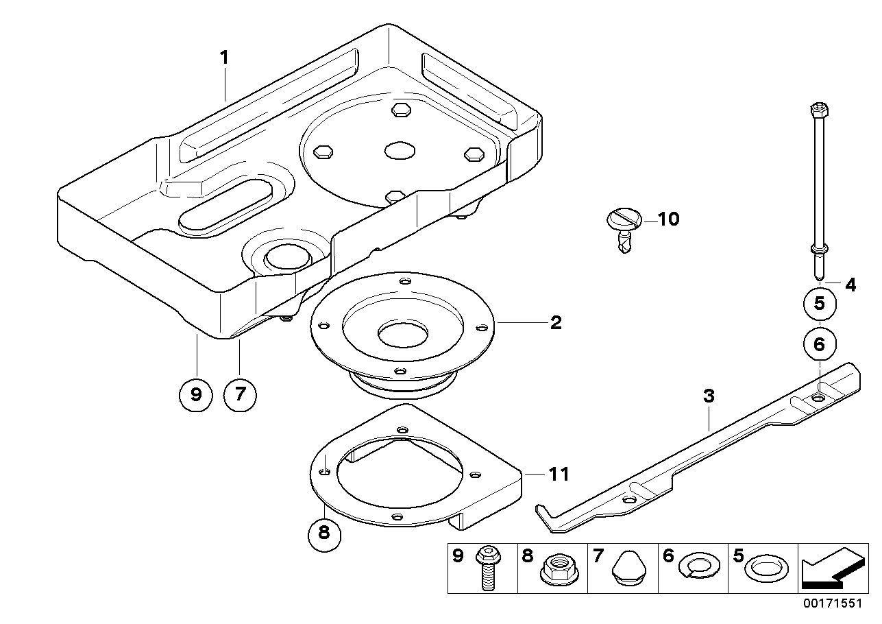 BMW 51-71-7-208-833 Additional Weight