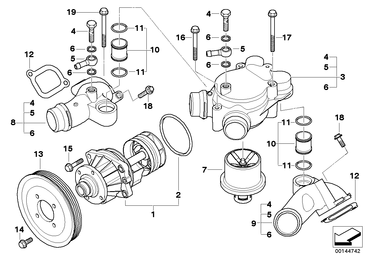 BMW 11-53-7-834-275 Hollow Bolt