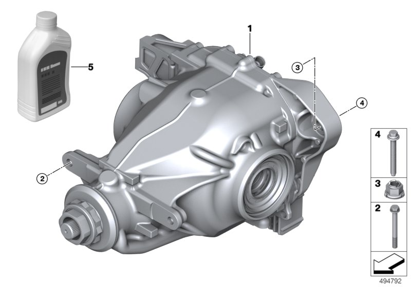 BMW 33-10-8-662-661 REAR-AXLE-DRIVE