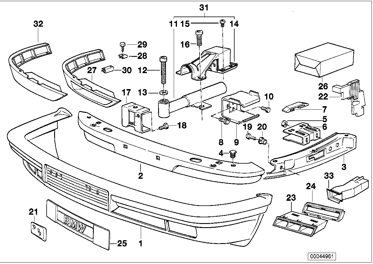 BMW 51-11-1-964-302 Air Duct, Right