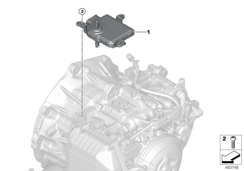BMW 24-60-9-453-614 CONTROL UNIT EGS