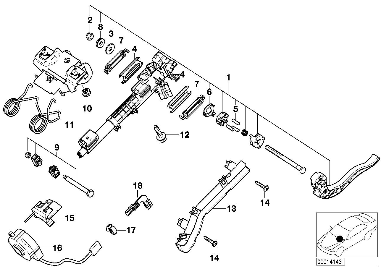 BMW 32-30-1-095-721 Bracket, Plug Connection Black