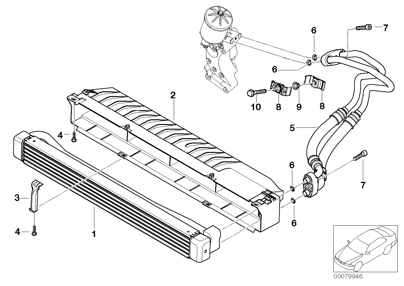 BMW 17-21-2-228-942 Engine Oil Cooler