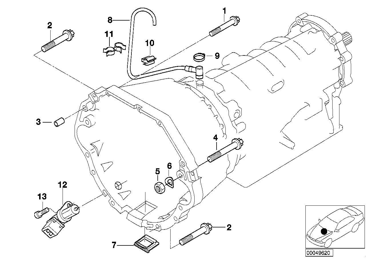 BMW 24-14-1-423-958 Vent Pipe