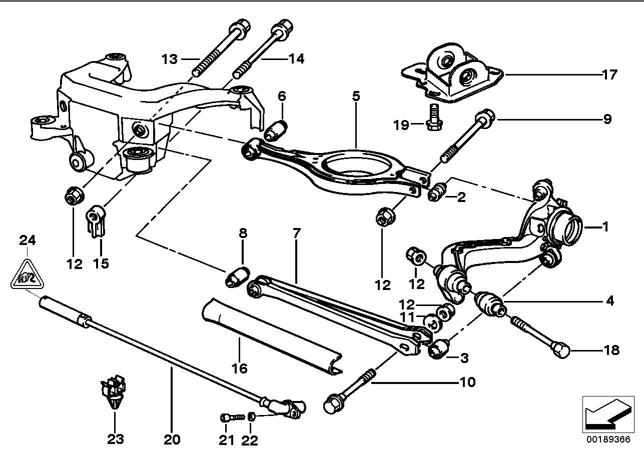 BMW 33-32-1-094-653 Eccentric Flat Washer