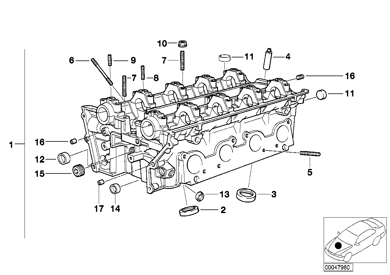 BMW 07-58-9-067-732 Adhesive