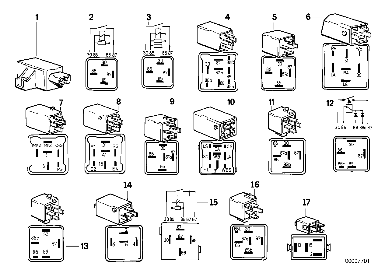 BMW 61-31-1-388-224 Emergency Switch