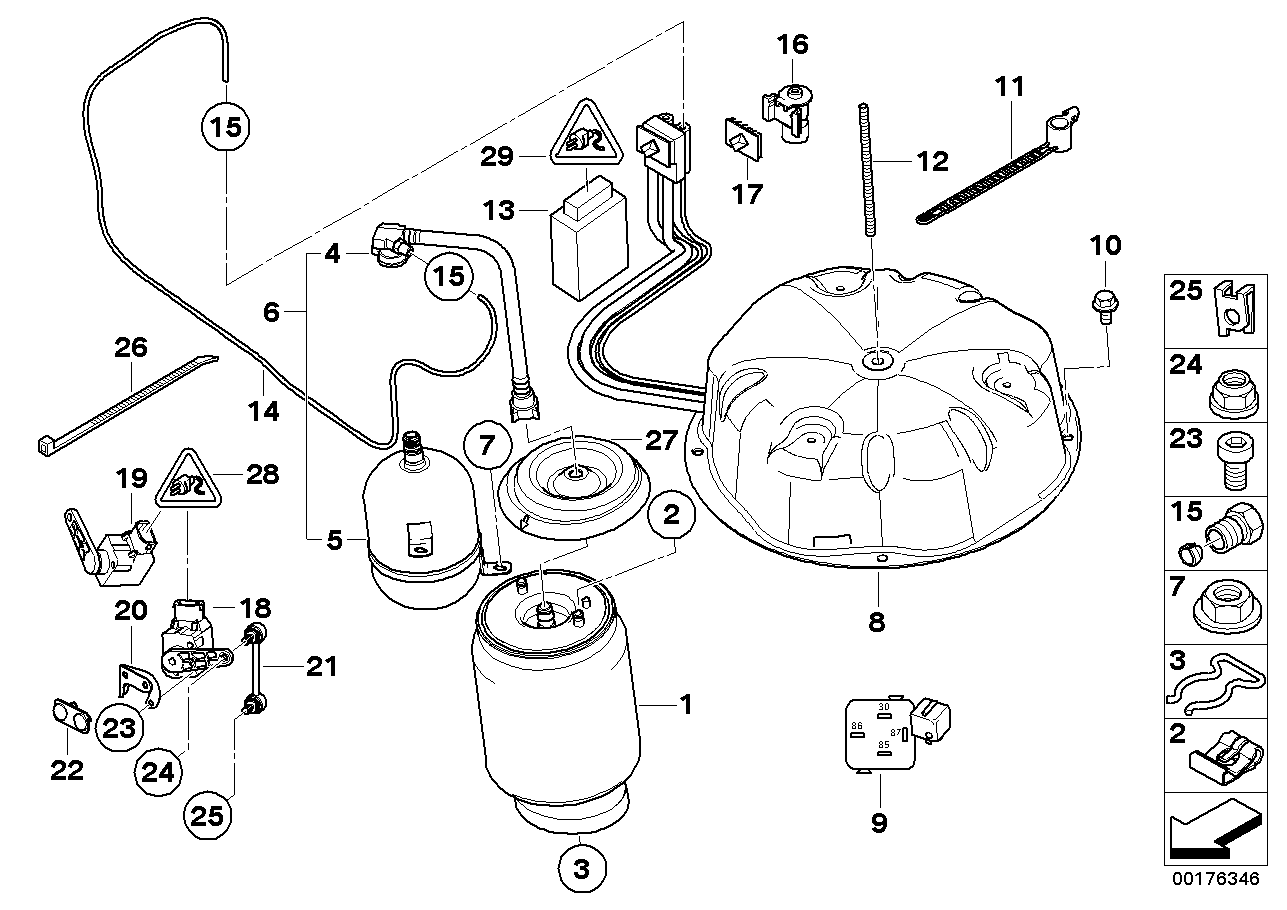 BMW 37-14-6-755-045 Level Sensor