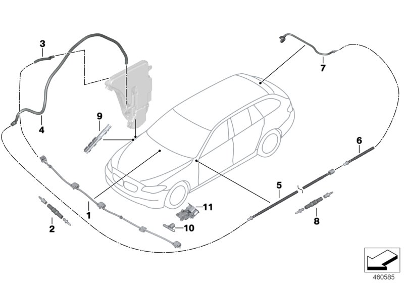 BMW 61-13-8-366-275 Universal Pin Terminal Uncoded