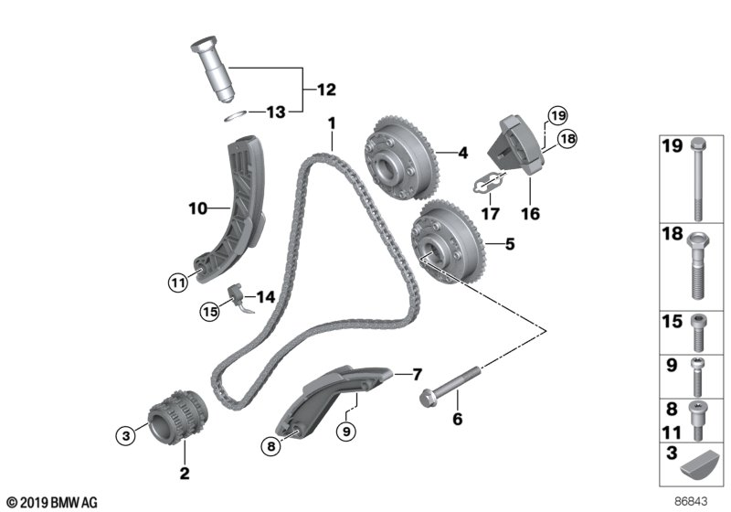 BMW 11-31-7-504-455 Torx Bolt