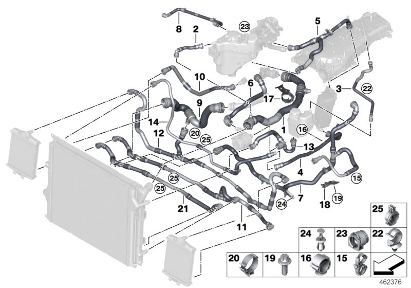 BMW 17-12-8-632-635 Hose Clamp