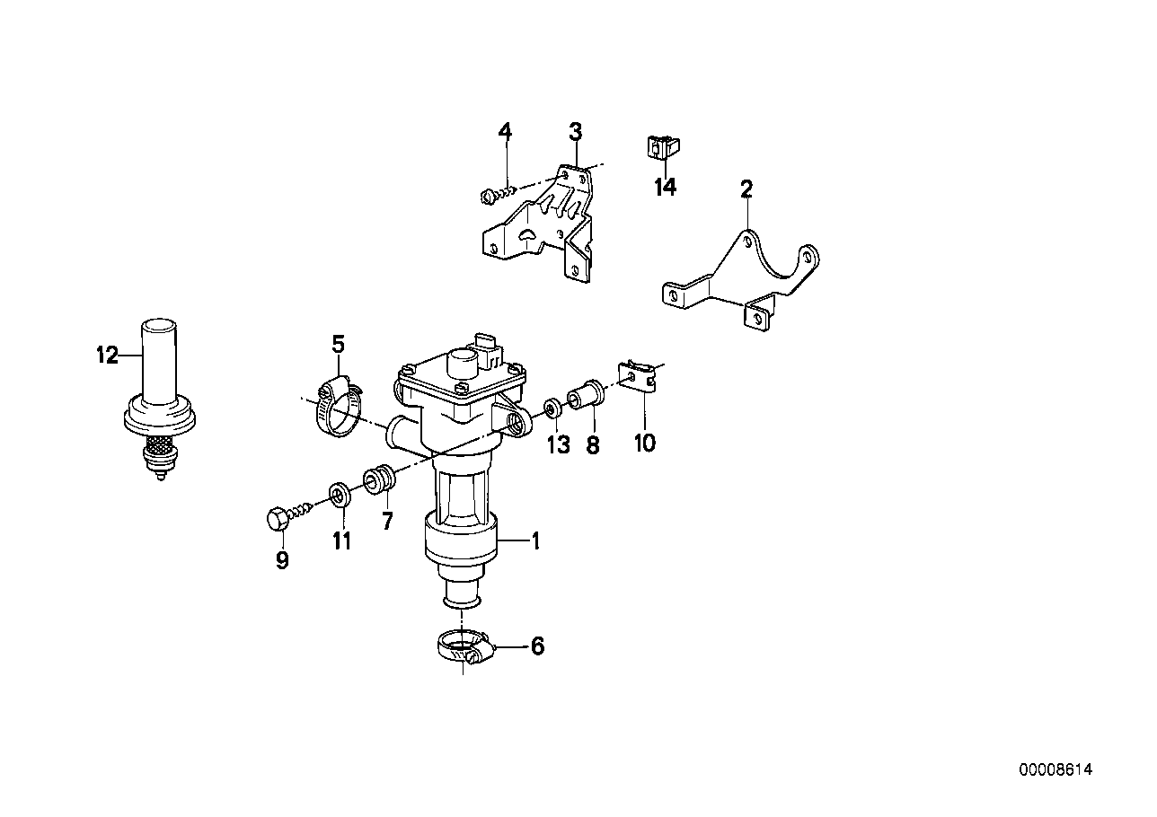 BMW 41-13-1-886-283 Holder