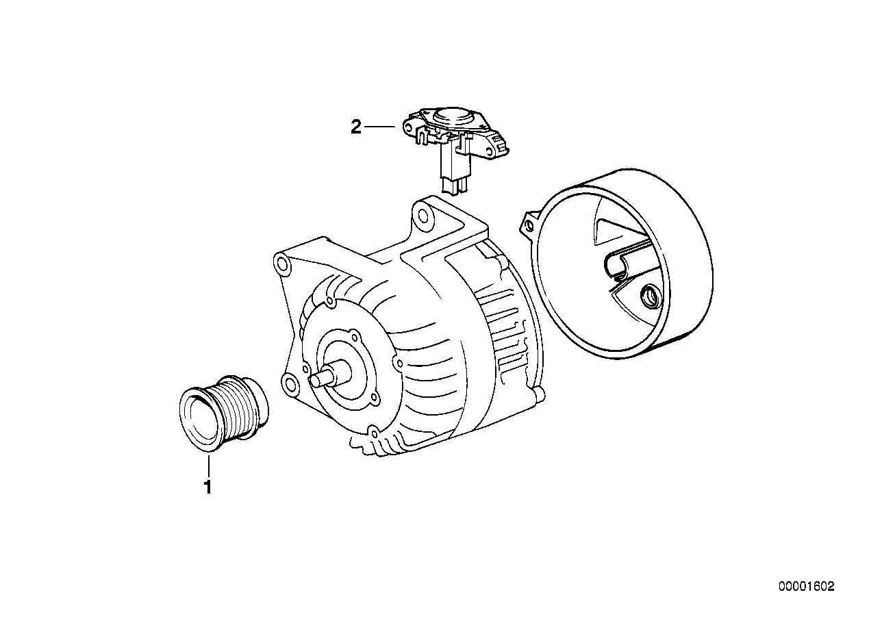 BMW 12-31-1-432-983 Exchange Alternator