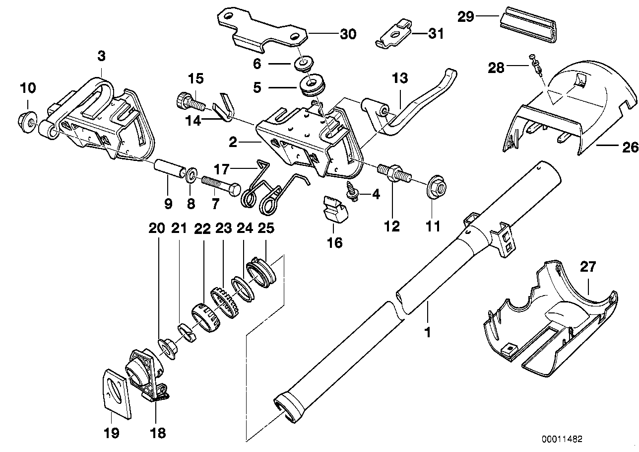 BMW 32-31-1-160-902 Stop Buffer