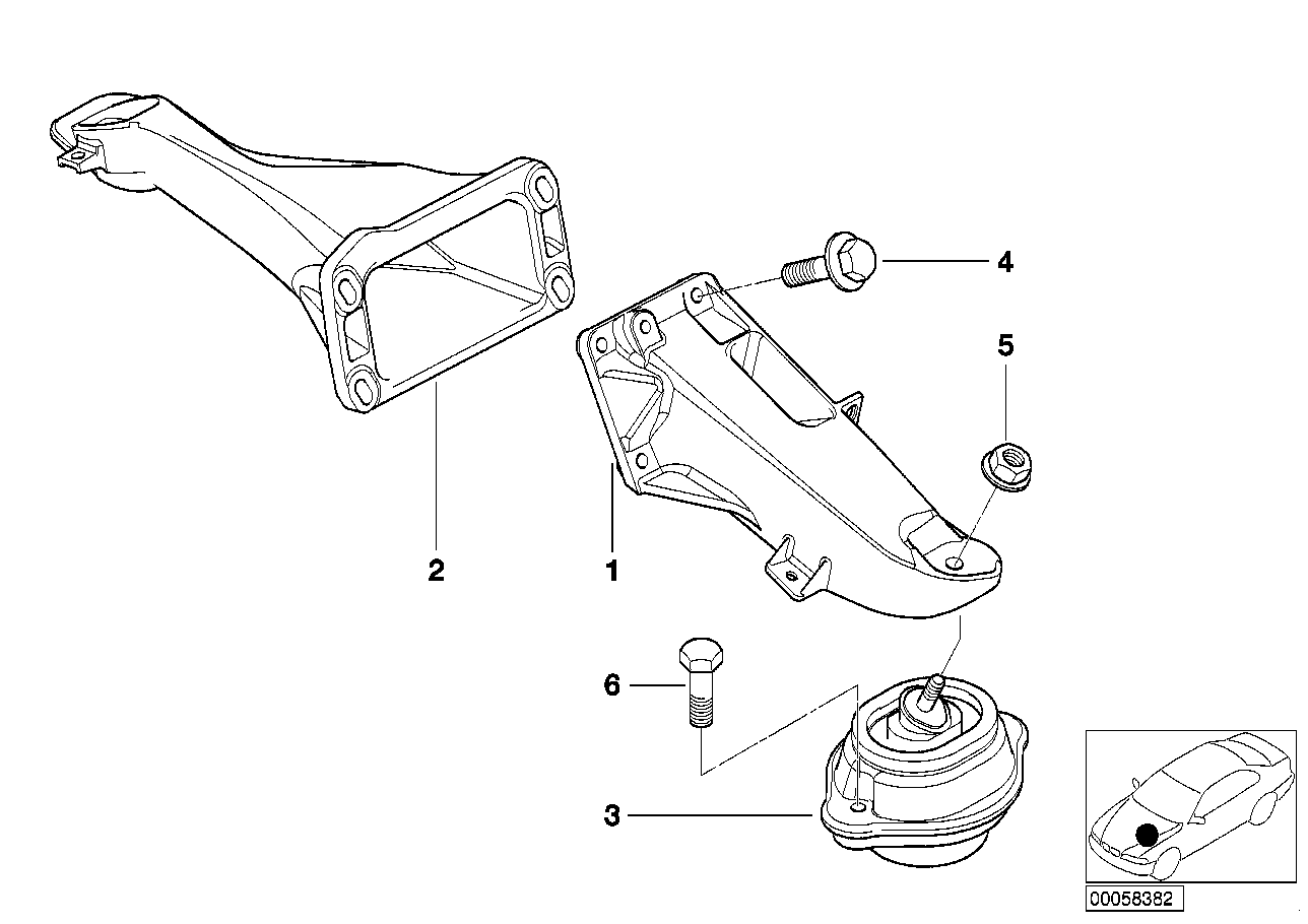BMW 07-11-9-904-136 Hex Bolt With Washer