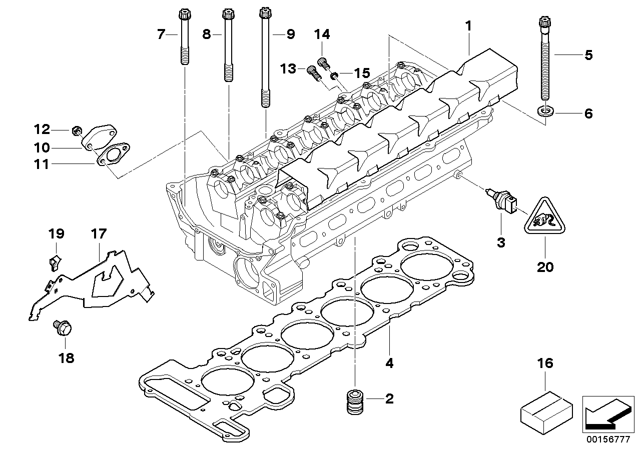 BMW 12-52-1-436-031 Bracket, Cable Harness Gearbox