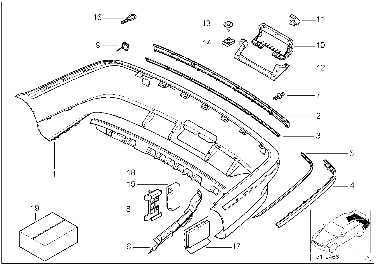 BMW 51-12-8-209-020 Reinforcement