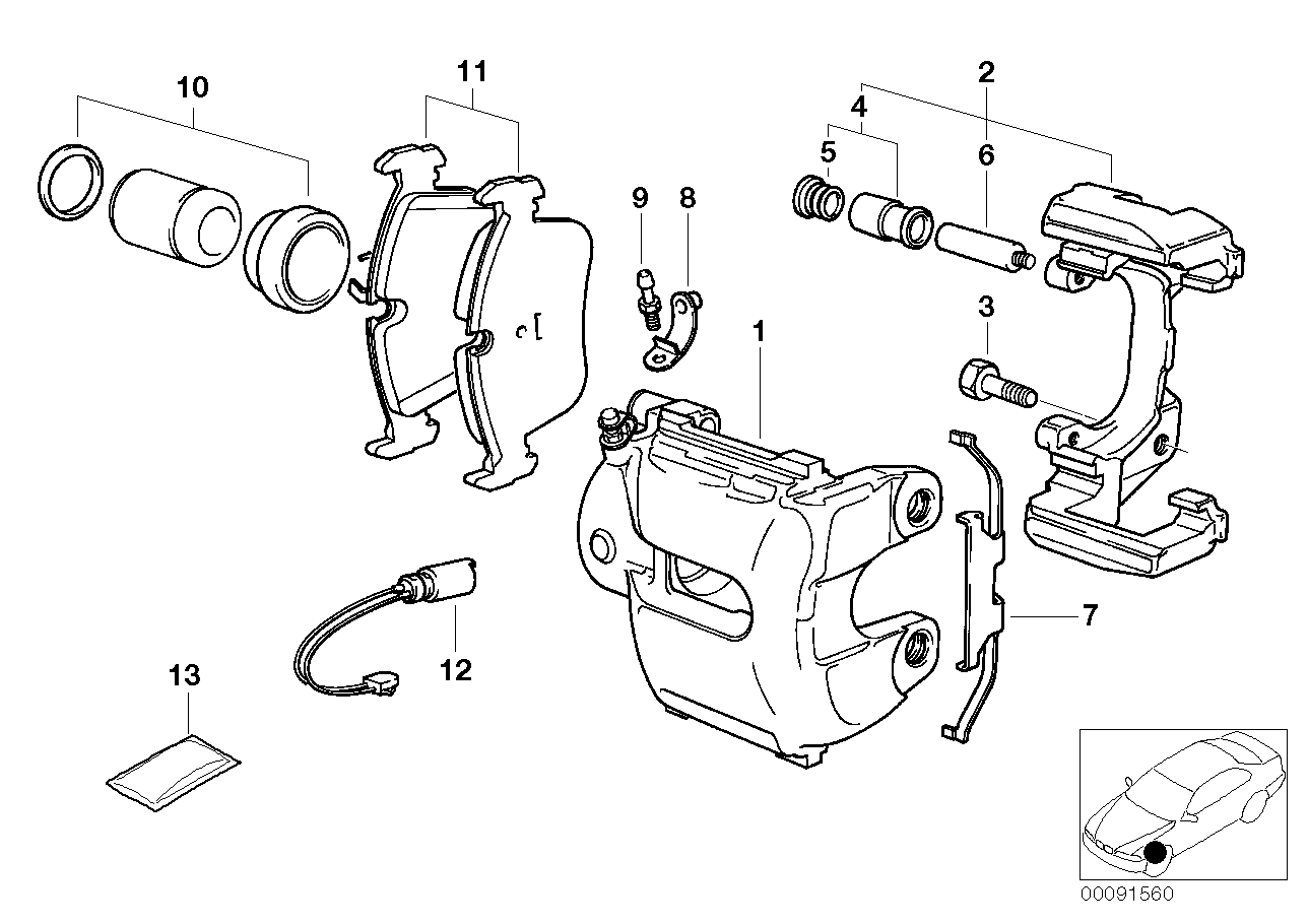 BMW 34-11-6-750-693 Clip