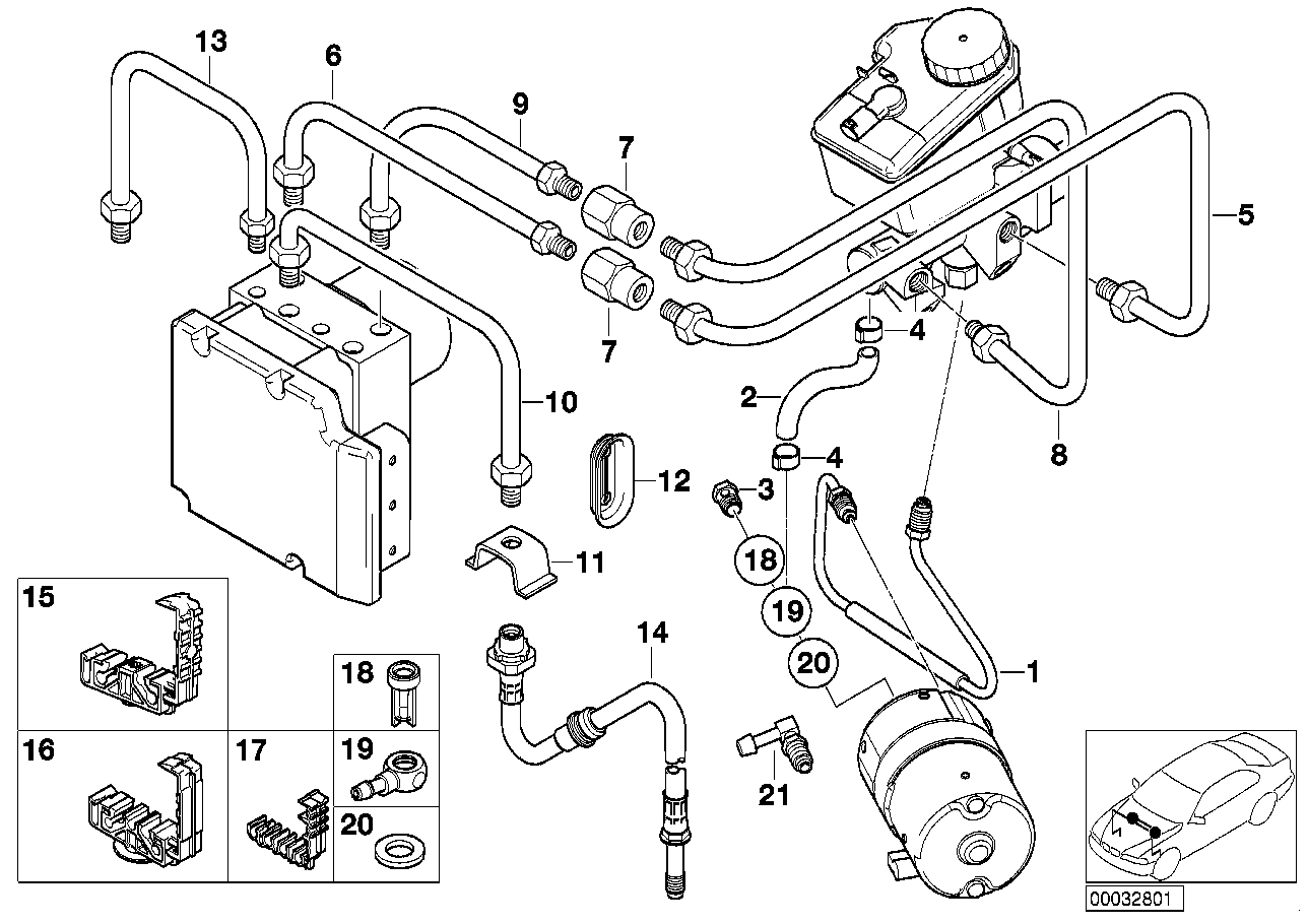 BMW 34-32-6-754-945 Pipe
