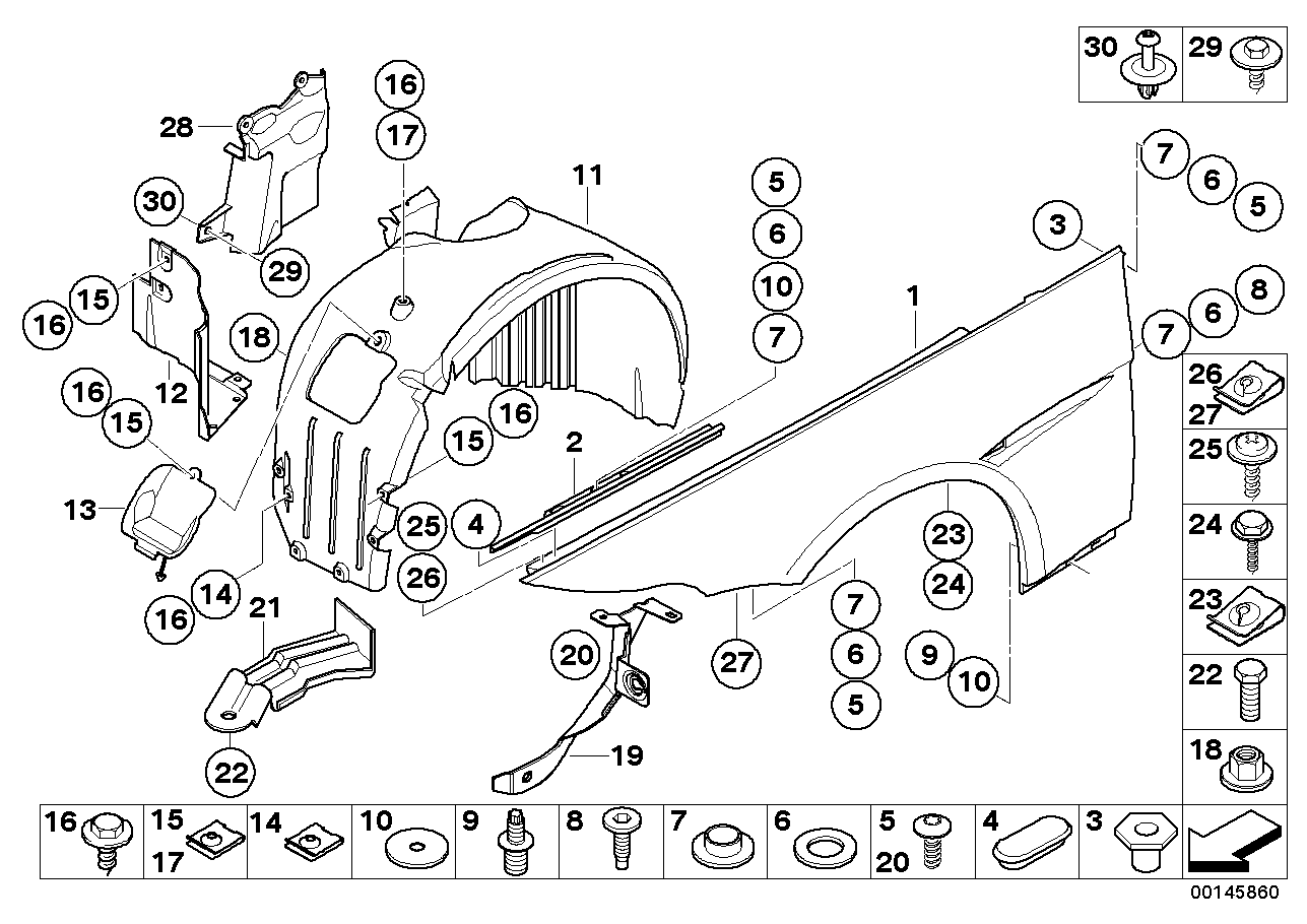 BMW 07-14-7-078-235 Hexagon Socket Screw