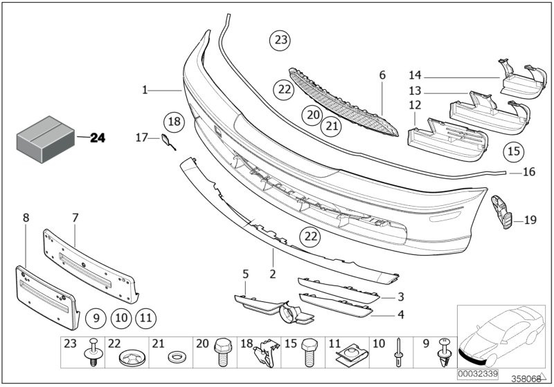 BMW 51-11-7-016-510 Cover