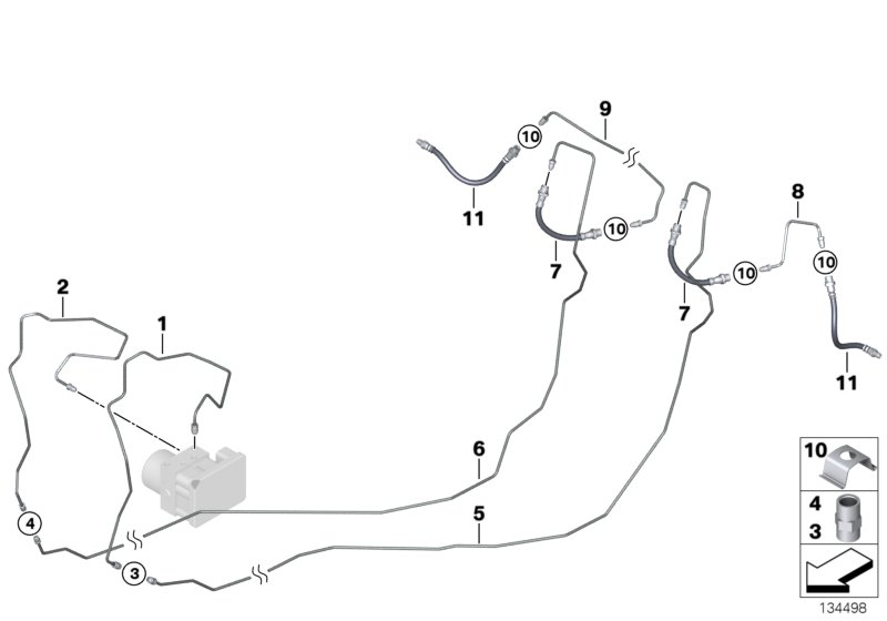 BMW 34-30-2-283-685 Pipe